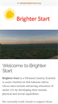 Mobile Screenshot of brighterstart.org